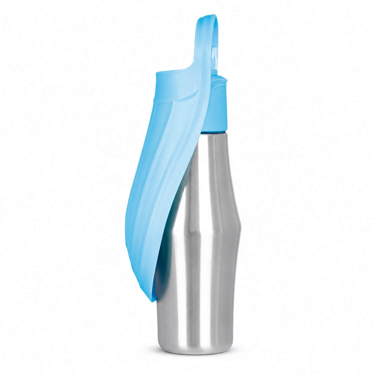 Borraccia Portatile per Cani ZampaLù – 800 ml in Acciaio Inox con Vaschetta Integrata