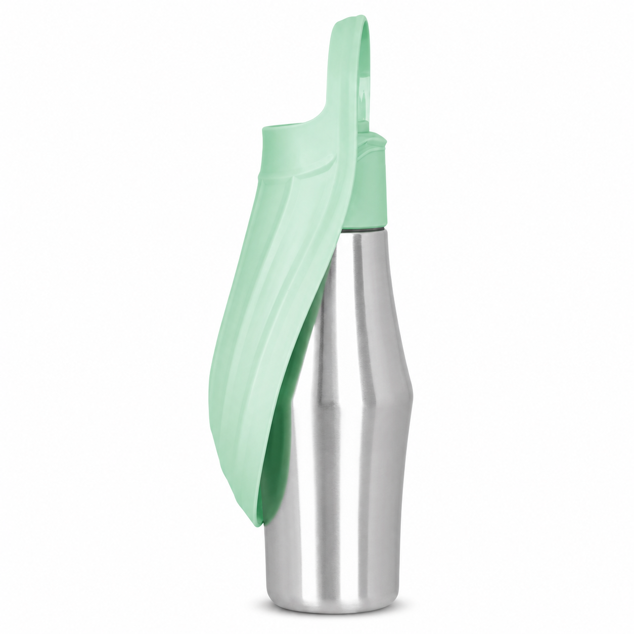 Borraccia Portatile per Cani ZampaLù – 800 ml in Acciaio Inox con Vaschetta Integrata