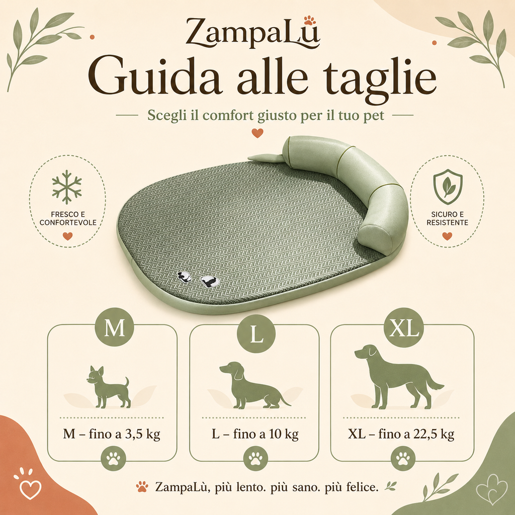 FreshNap ZampaLù – Lettino Rinfrescante per Cani e Gatti