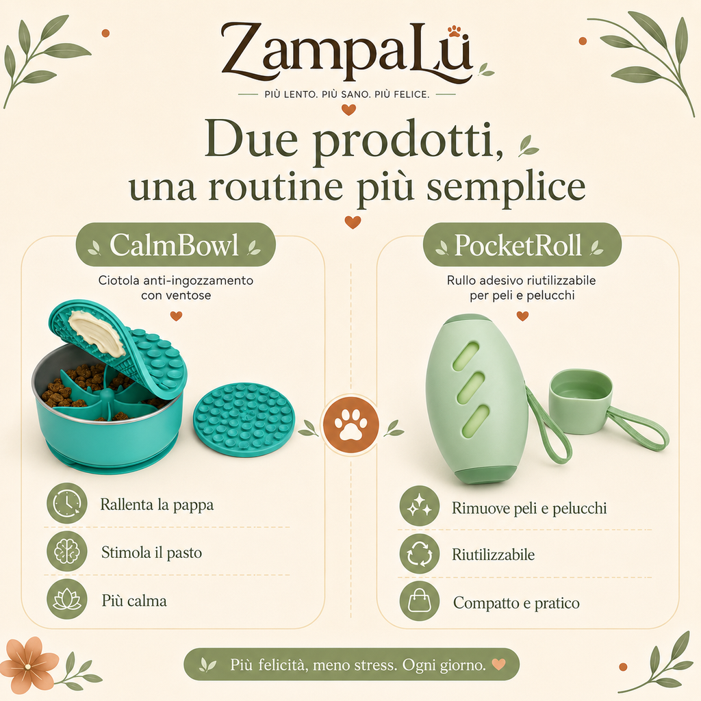Kit Pappa Serena + Casa Pulita – CalmBowl + PocketRoll